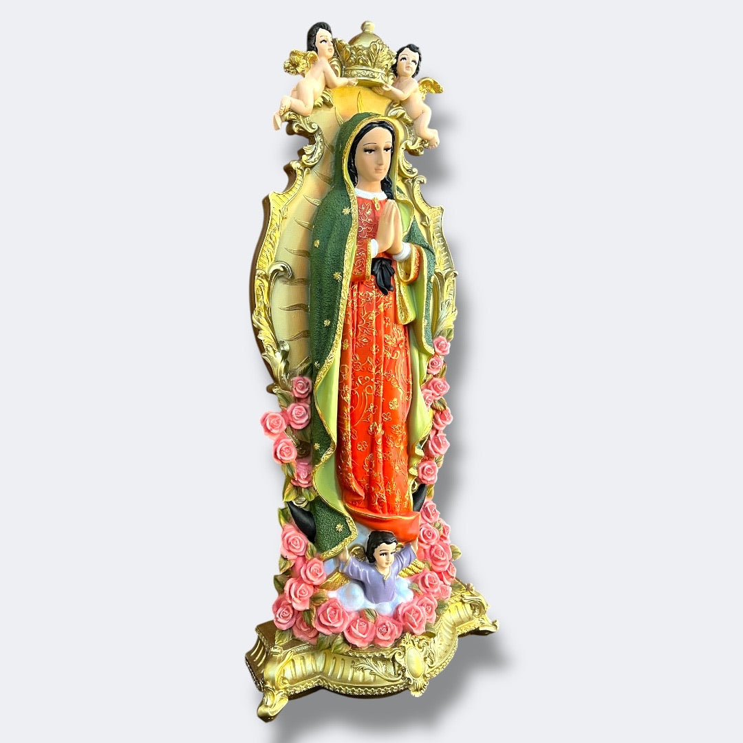 Virgen de Guadalupe con Angelitos 60cm