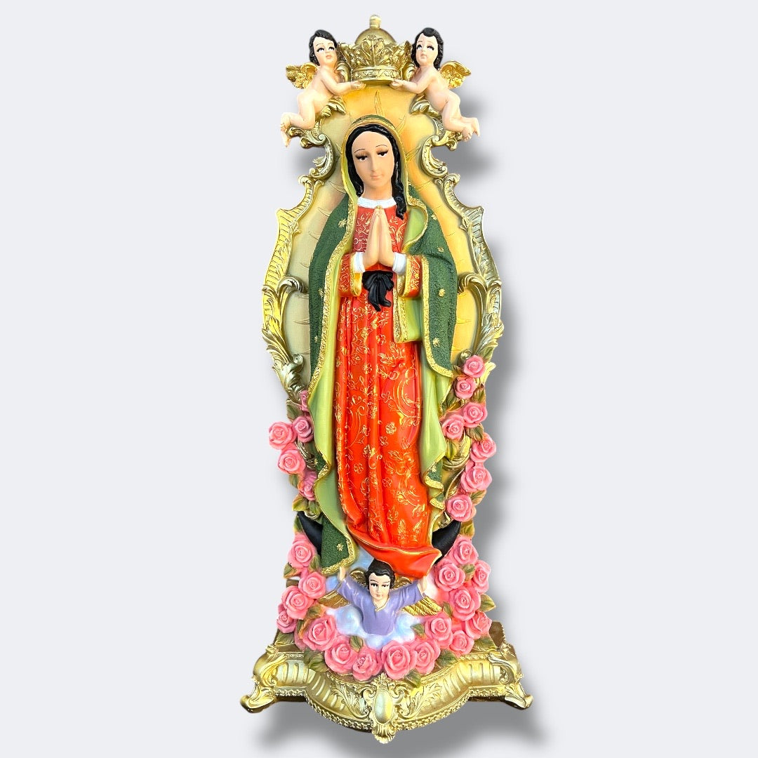 Virgen de Guadalupe con Angelitos 60cm