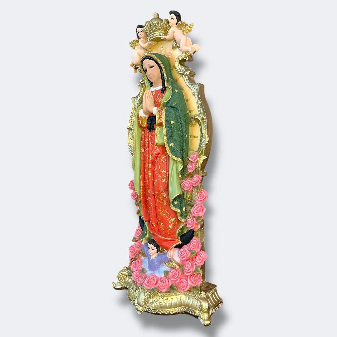 Virgen de Guadalupe con Angelitos 60cm